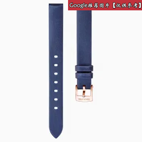施华洛世奇/Swarovski 14毫米表带 丝绸 蓝色 镀玫瑰金色 5484607