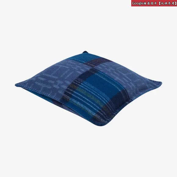 爱马仕/Hermes 蓝色 Scott'H靠枕 H103121M_06