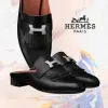 爱马仕/Hermes 黑色 Rivoli穆勒鞋 H181066Z_01350