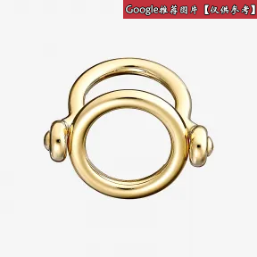 爱马仕/Hermes 灰色 Odyssee丝巾扣 H601882S_00