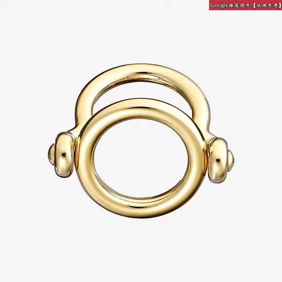 爱马仕/Hermes 灰色 Odyssee丝巾扣 H601882S_00