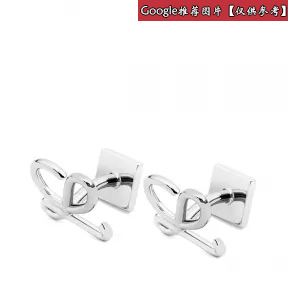 罗意威/Loewe L Cufflink金属灰 111.08.792