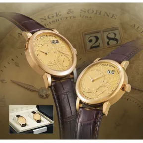 朗格/A.Lange&sohne  LANGE 1系列 36.10 mm 玫瑰金 手动机械机芯 男表 111.046