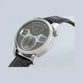 朗格/A.Lange&sohne  ZEITWERK系列 41.90 mm 白金 手动机械机芯 男表 140.049