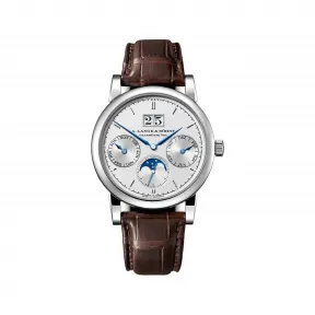 朗格/A.Lange&sohne saxonia 系列 38.5MM 18K白金 自动上链机芯 男表 330.026-E