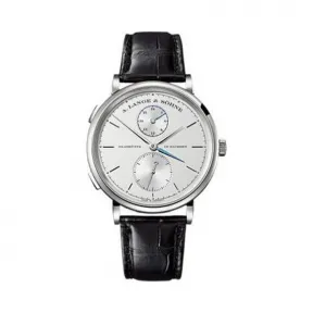 朗格/A.Lange&sohne  Saxonia 系列 40毫米 18k白金 自动机械机芯 男表 385.026