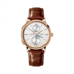 朗格/A.Lange&sohne  Saxonia 系列 38.4 毫米 18K玫瑰金 自动机械机芯 男表 386.032