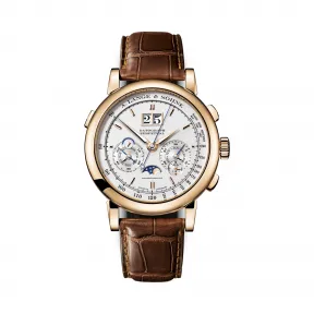 朗格/A.Lange&sohne  DATOGRAPH系列 41.0毫米 18K玫瑰金 手动机械机芯 男表 410.032