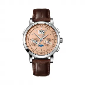 朗格/A.Lange&sohne  Saxonia 系列 41.5 毫米 18K白色K金 手动机械机芯 男表 740.056