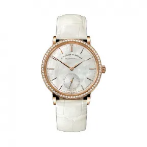 朗格/A.Lange&sohne  Saxonia 系列 37毫米 18K黄金 镶嵌68颗圆钻（约0.8克拉） 自动机械机芯 女表 840.021