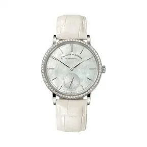 朗格/A.Lange&sohne  Saxonia 系列 37毫米 18k白金镶钻 自动机械机芯 女表 840.029