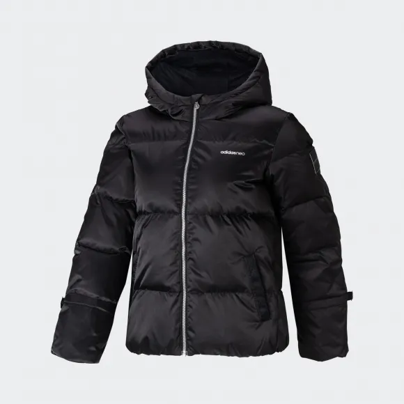 阿迪达斯/Adidas adidas neo W CS TAPE PUFFA 冬季羽绒服 EI4388