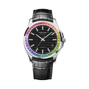 艾戈勒/Agelocer Baikal 贝加尔湖系列男士自动机械腕表 40MM 316L精钢 6302K1