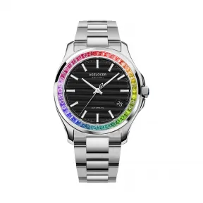 艾戈勒/Agelocer Baikal 贝加尔湖系列男士自动机械腕表 40MM 316L精钢 6302K9