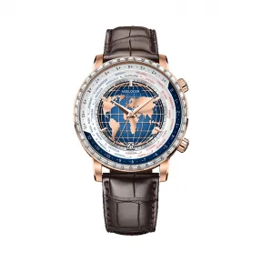 艾戈勒/Agelocer Universal time 世界时系列 316L精钢 42mm 自动机械机芯 男表 5201F2