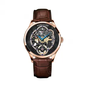 艾戈勒/Agelocer Schwarzwald 黑森林系列 316L精钢 36mm 自动机械机芯 女表 5302D2