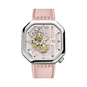 艾戈勒/Agelocer BigBang 大爆炸系列 316L精钢 44mm 自动机械机芯 女表 5808A8