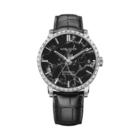 艾戈勒/Agelocer Baikal 贝加尔湖系列 316L精钢 40mm 自动机械机芯 男表 5902E1