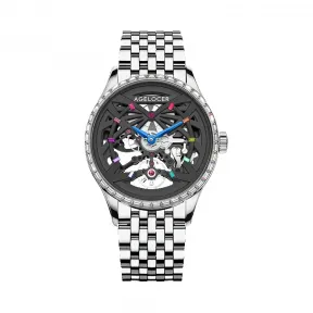 艾戈勒/Agelocer Schwarzwald 黑森林系列 316L精钢 41mm 自动机械机芯 男表 6104E9