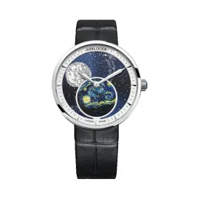 艾戈勒/Agelocer Astronomer 天文学家系列 316L精钢 36mm 石英机芯 女表 6501A1