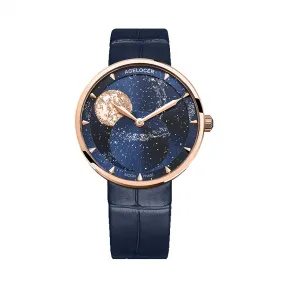 艾戈勒/Agelocer Astronomer 天文学家系列 316L精钢 36mm 石英机芯 女表 6504D6