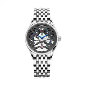 艾戈勒/Agelocer Schwarzwald 黑森林系列 316L精钢 36mm 自动机械机芯 女表 6702A9