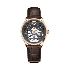 艾戈勒/Agelocer Schwarzwald 黑森林系列 316L精钢 36mm 自动机械机芯 女表 6702D2