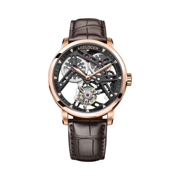 艾戈勒/Agelocer 316L 钢 自动机械机芯 手表 9001D2