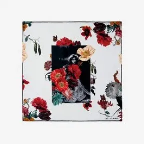 亚历山大麦昆/Alexander McQueen Portrait 真丝头巾 女士 46628565mb 5705693001Q9260