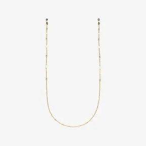 亚历山大麦昆/Alexander McQueen 女士复古金色骷髅太阳镜链 757469J160T7090 813100355