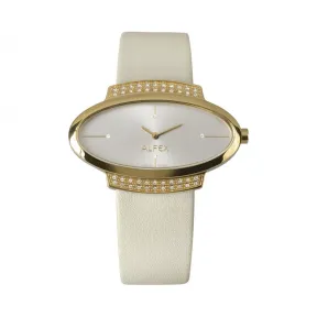 爱华时/Alfex ip黄金与44 simili石头 石英机芯 5724-781