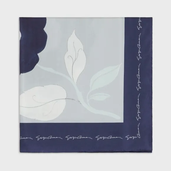 阿玛尼/Armani 桑蚕丝条纹丝巾丨其他配饰- 7953080A13703982