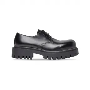 巴黎世家/Balenciaga Men's Sergent 20mm Derby in Black 701393WBD401000