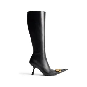 巴黎世家/Balenciaga Flex Bb 90毫米长靴 为 所有 在 黑色 764364-WCHA3-1080