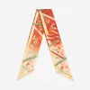 巴利/Bally 多重粉色印花真丝长条围巾 6227586