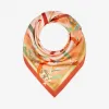 巴利/Bally 多重粉色真丝斜纹绸围巾 6227592