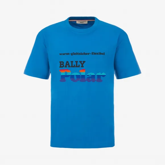 巴利/Bally 中国蓝棉质 T 恤 6229254