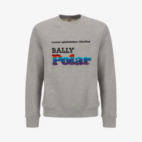 巴利/Bally 麻灰色棉绒运动衫 6229261