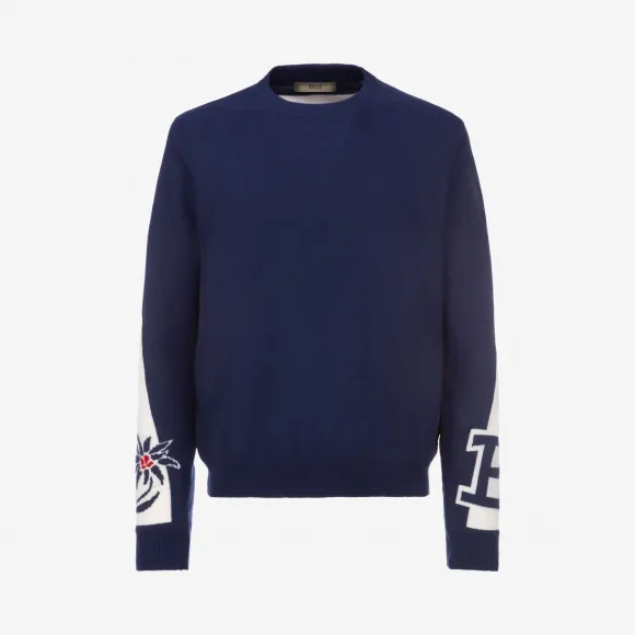 巴利/Bally 灰海蓝羊毛衫 6229284