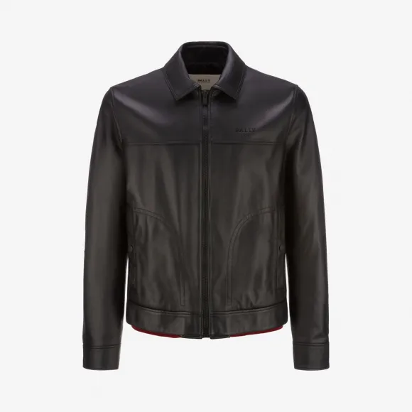 巴利/Bally 黑色纳帕羔羊皮夹克 6229286