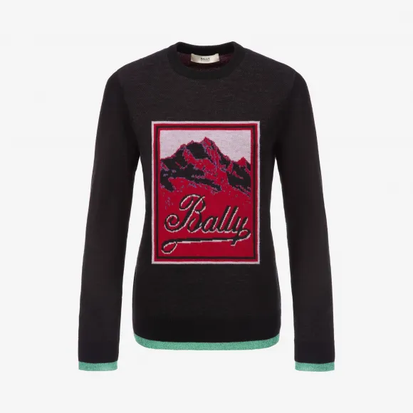 巴利/Bally 黑色羊毛衫 6229307