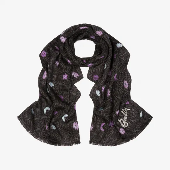 巴利/Bally 黑色羊绒混纺围巾 6229408