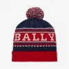 巴利/Bally 灰海蓝羊毛无檐帽 6229451