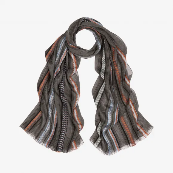 巴利/Bally 多重灰羊毛和人造丝围巾 6229474