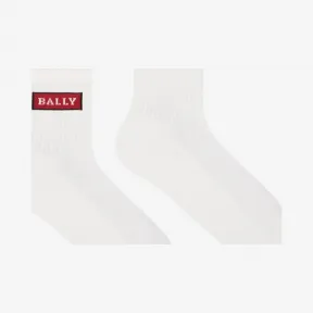 巴利/Bally 白色棉质运动袜 6229529