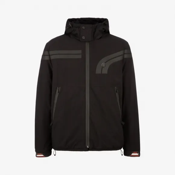 巴利/Bally 黑色高科技尼龙夹克 6229551