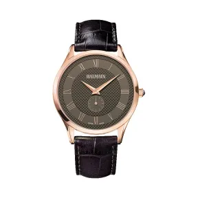 宝曼/Balmain Classic R Gent Small Second 精钢镀玫瑰金 石英机芯 男表 B1429.52.52