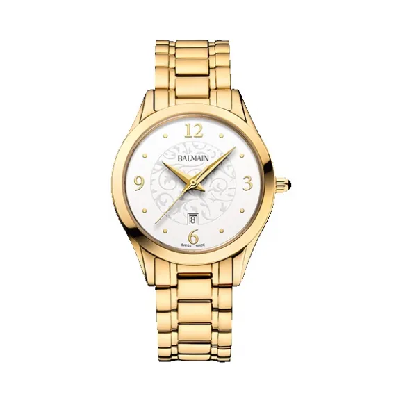 宝曼/Balmain Classic R Lady 精钢镀金 石英机芯 女表 B4110.33.13