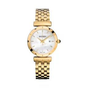 宝曼/Balmain Balmainia Lady II 精钢镀金 石英机芯 女表 B4210.33.86