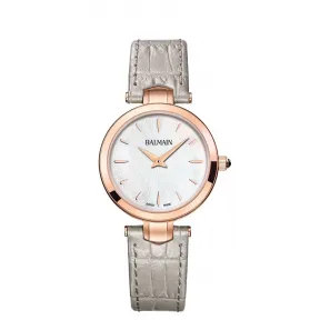 宝曼/Balmain 32MM 不锈钢镀玫瑰金 石英机芯 女表 B42795186